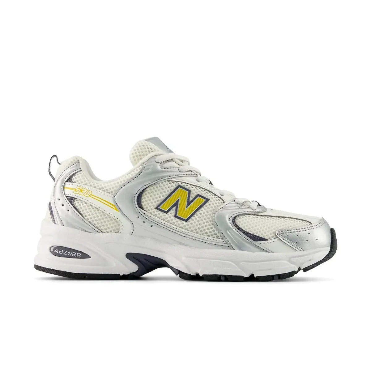 New Balance 530 U530153 White / Silver / Yellow Sneakers
