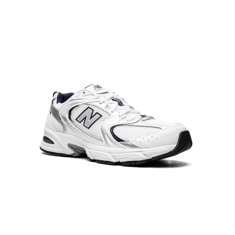 New Balance 530 White Silver Navy Sneakers