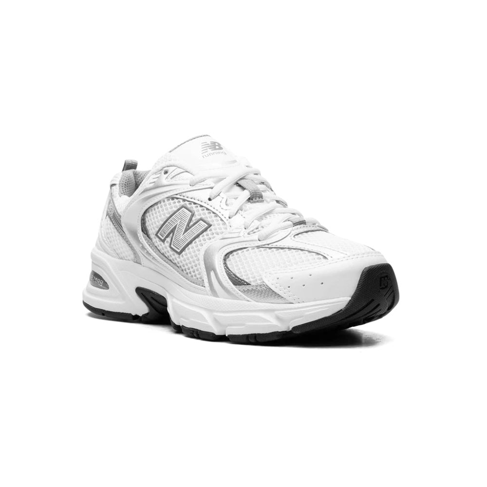 New Balance 530 White Silver Metallic Sneakers
