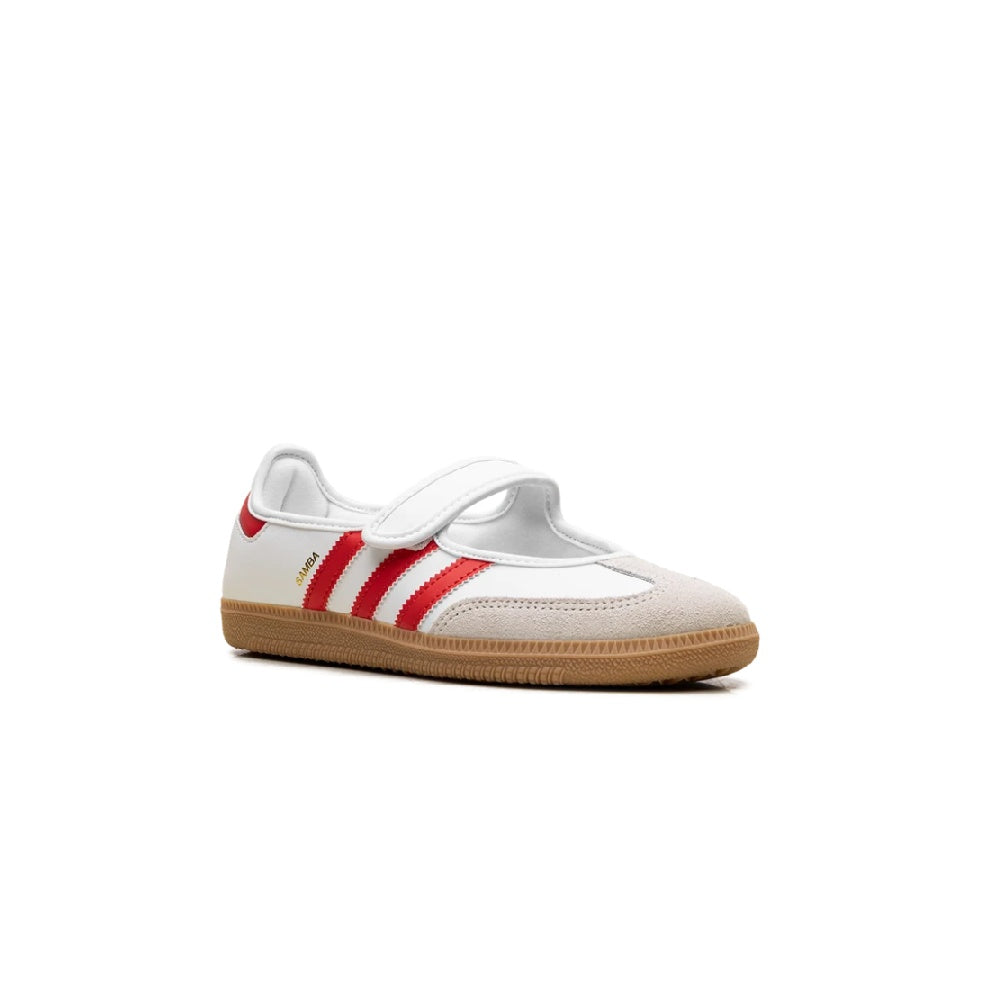 adidas Samba Jane GS White Red Gum Sneakers