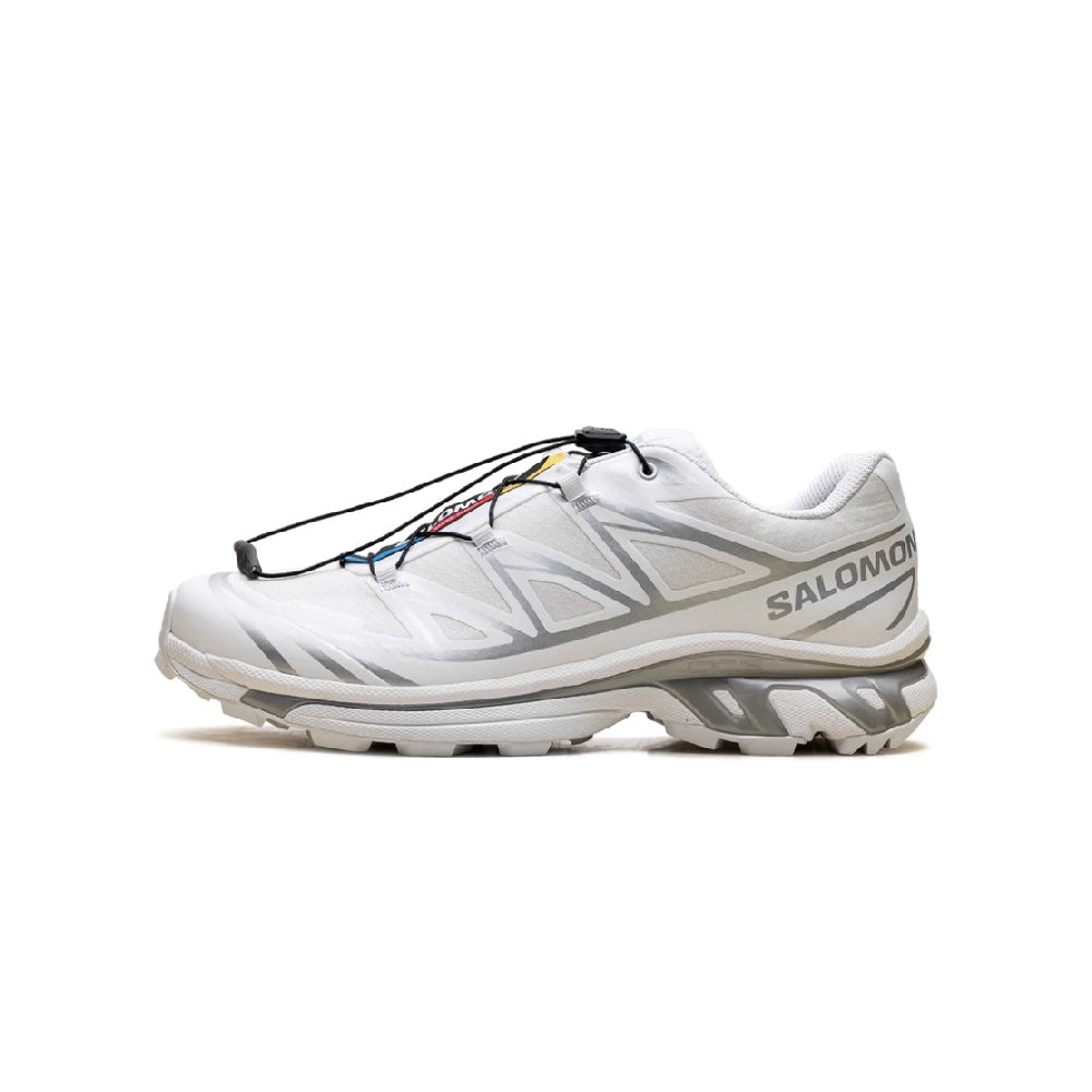 Salomon XT-6 GORE-TEX Trail Running Shoes White Silver