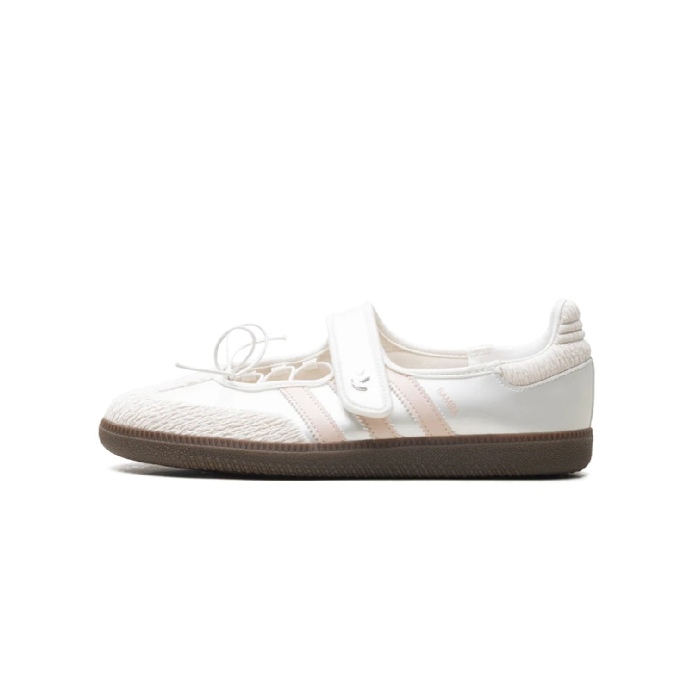 adidas Samba Jane Women's Cloud White Pink Sneakers