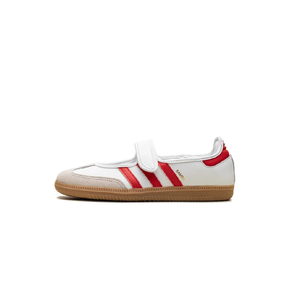 adidas Samba Jane GS White Red Gum Sneakers