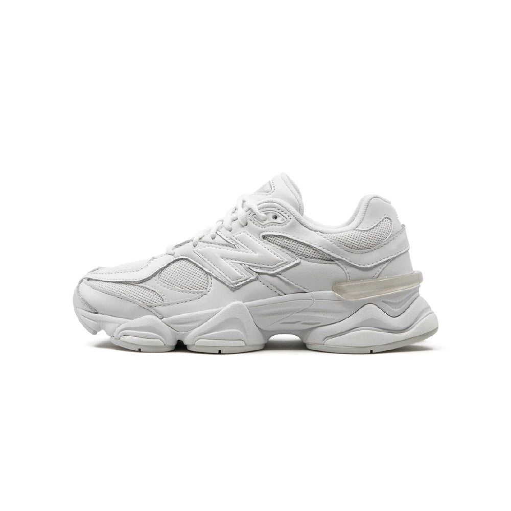 New Balance 9060 Triple White Sneakers