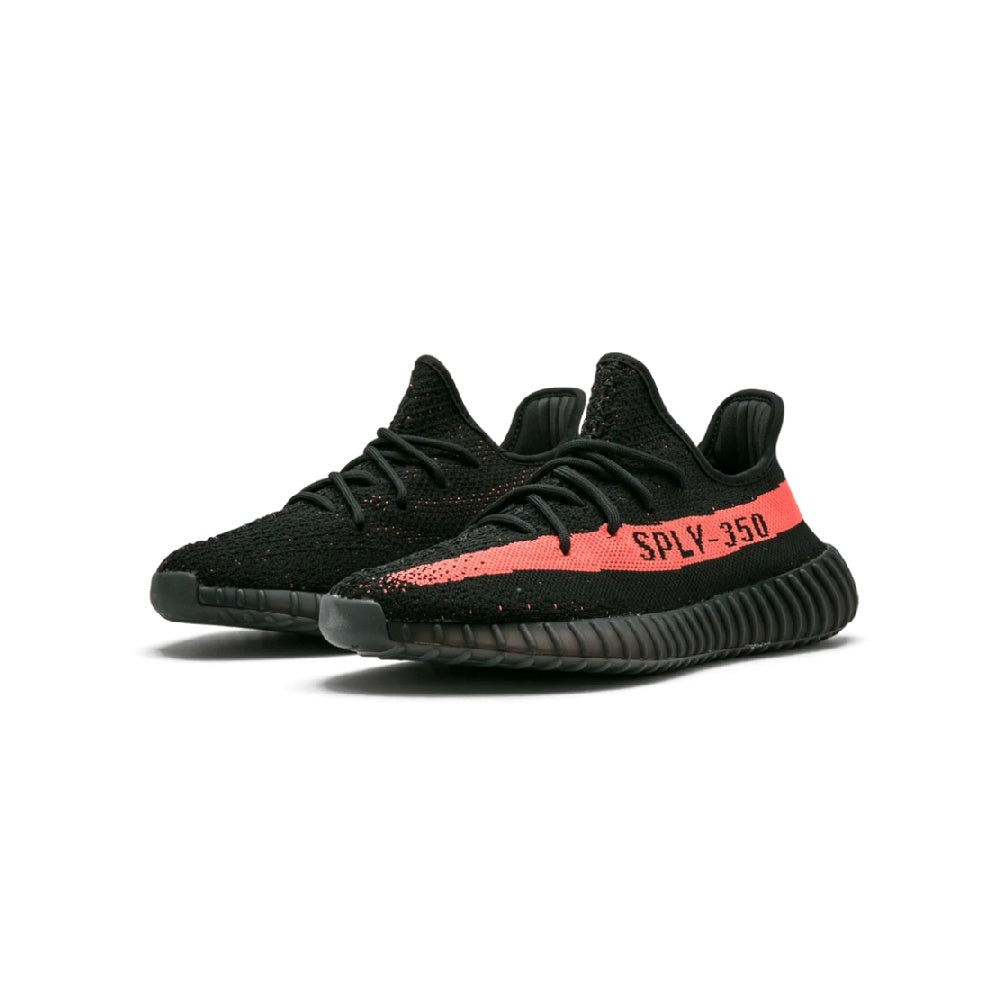 adidas Yeezy Boost 350 V2 Core Black Red Sneakers