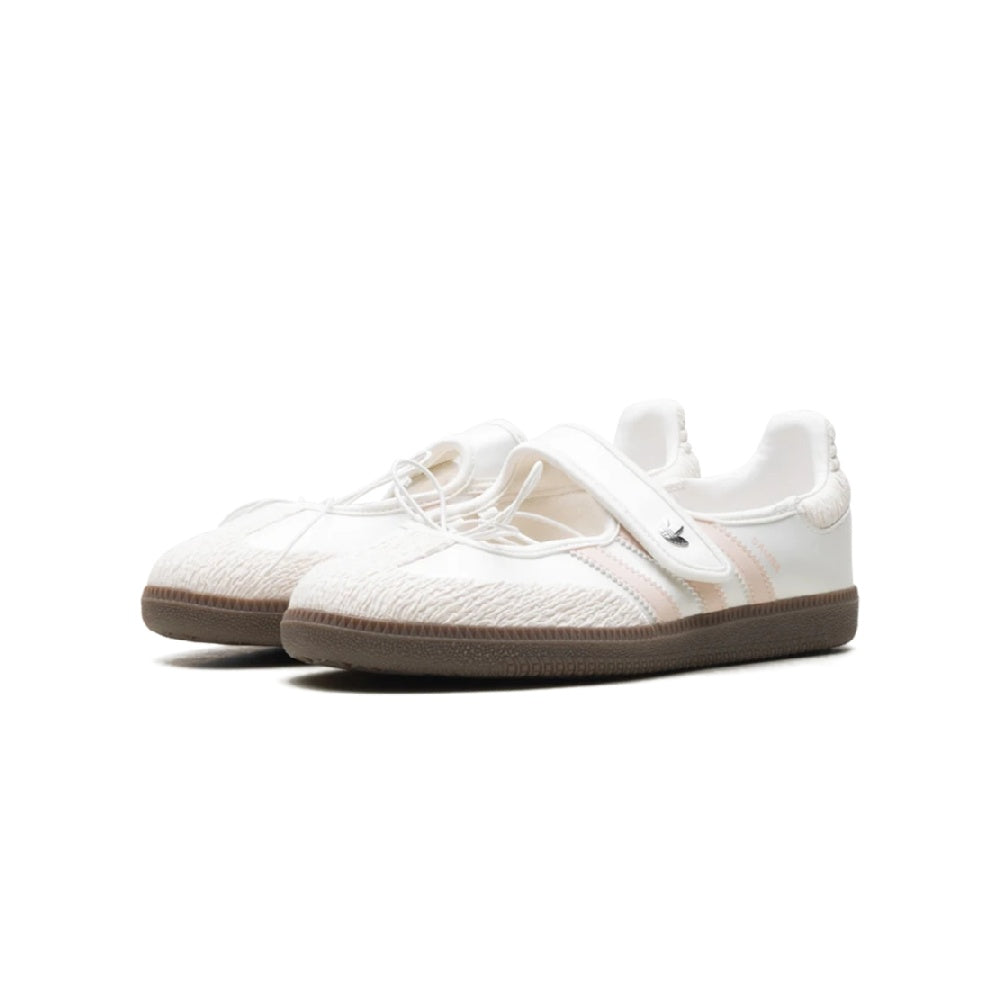 adidas Samba Jane Women's Cloud White Pink Sneakers