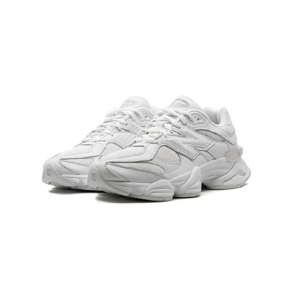 New Balance 9060 Triple White Sneakers