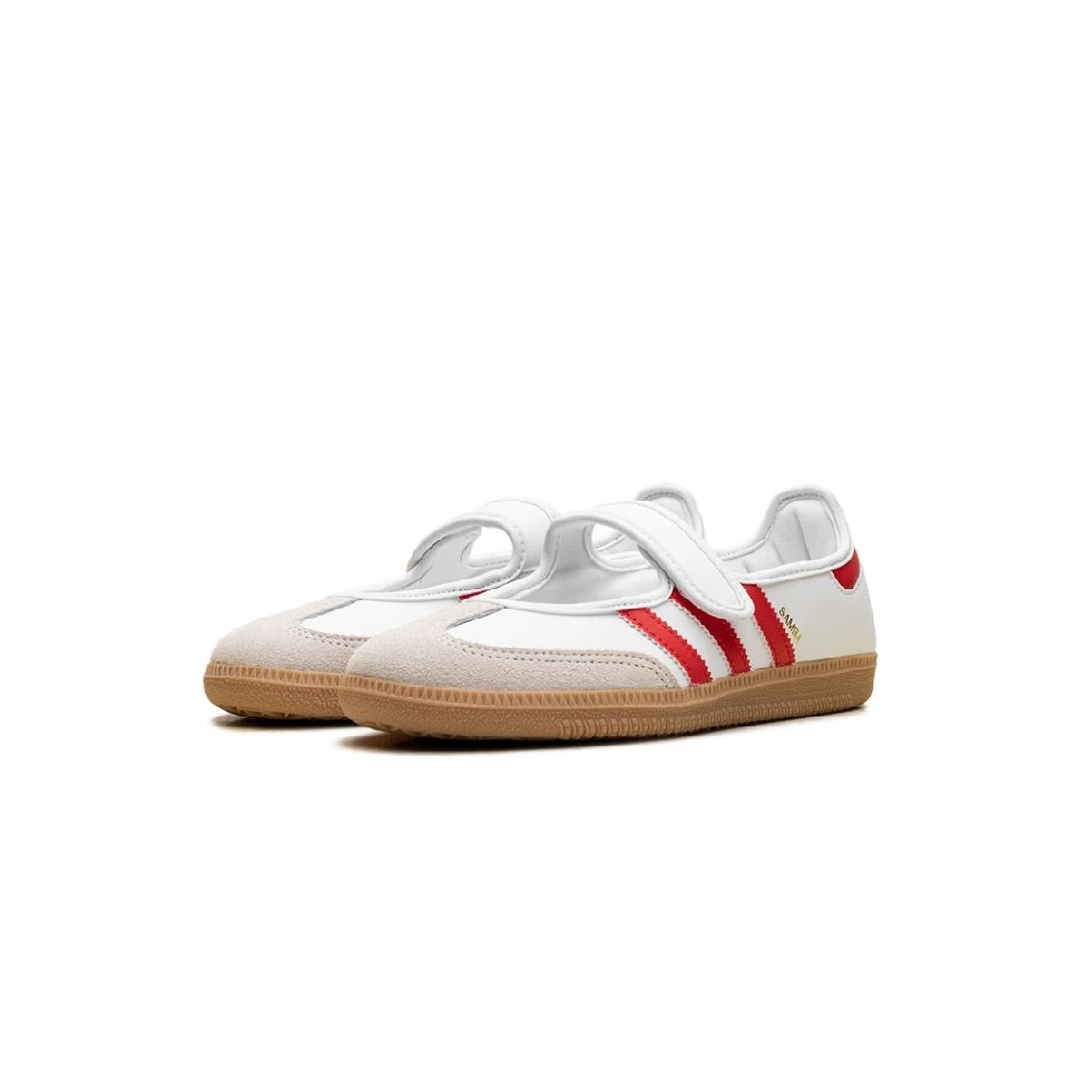 adidas Samba Jane GS White Red Gum Sneakers