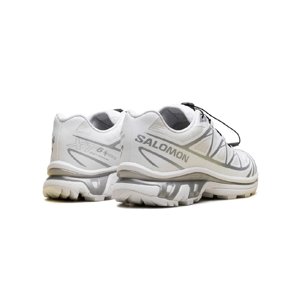 Salomon XT-6 GORE-TEX Trail Running Shoes White Silver