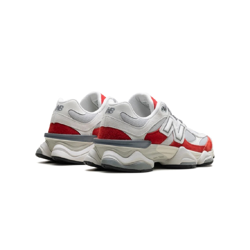 New Balance 9060 White Red Silver Sneakers
