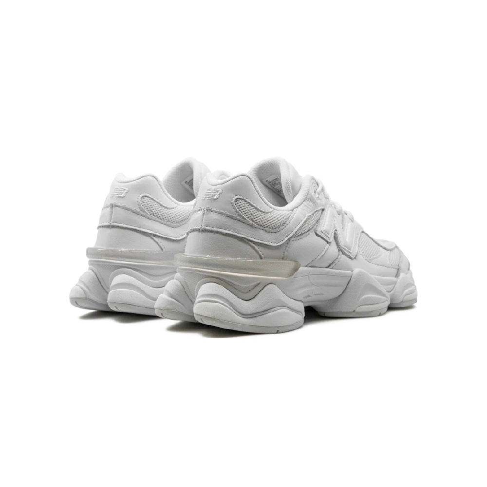 New Balance 9060 Triple White Sneakers