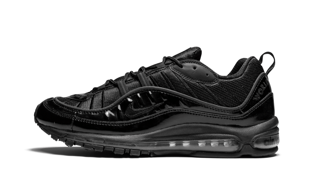 "Supreme - Black" Air Max 98 844694 001 - product image from the listing.