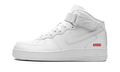 "Supreme - Mini Box Logo White" Air Force 1 Mid FZ8784 100 - product image from the listing.