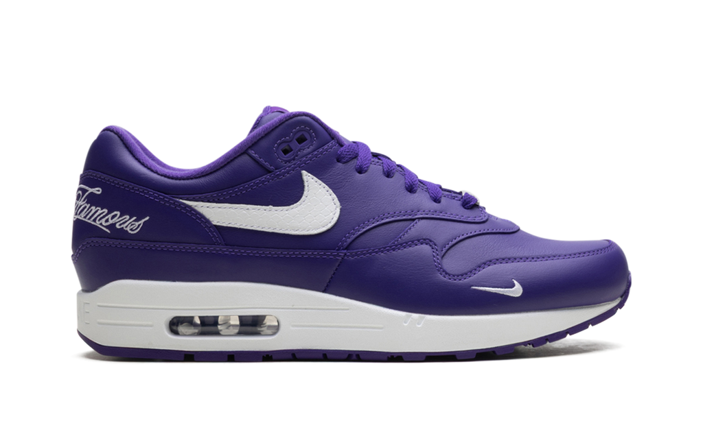 "Supreme Varsity Purple" Air Max 1 '87 SP HF8813 500 - product image from the listing.