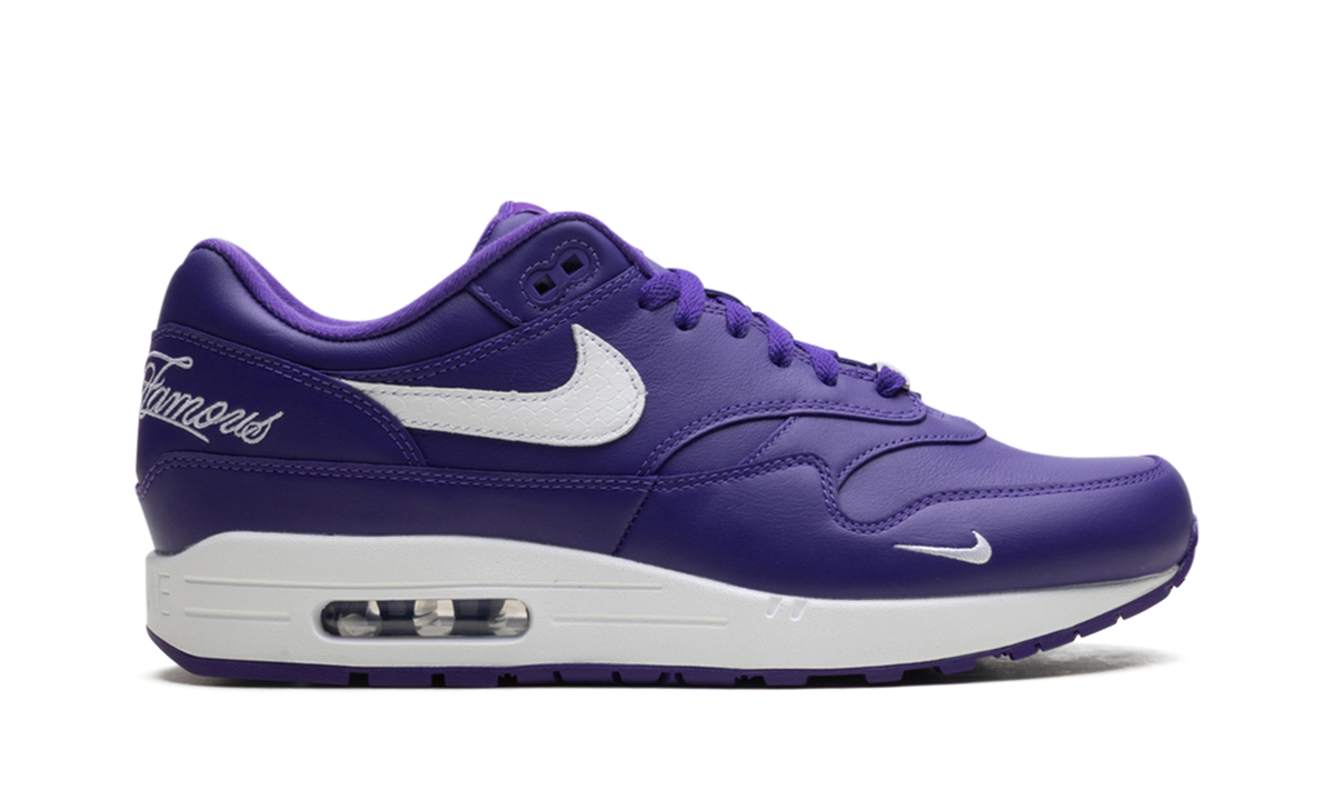 "Supreme Varsity Purple" Air Max 1 '87 SP HF8813 500 - product image from the listing.