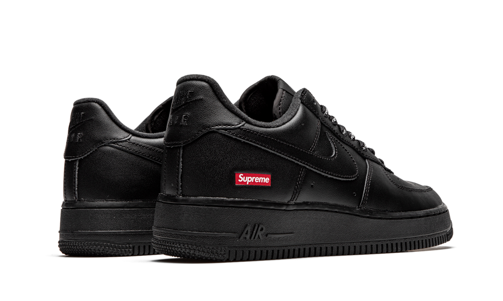 "Supreme - Mini Box Logo Black" Air Force 1 Low CU9225 001 - product image from the listing.