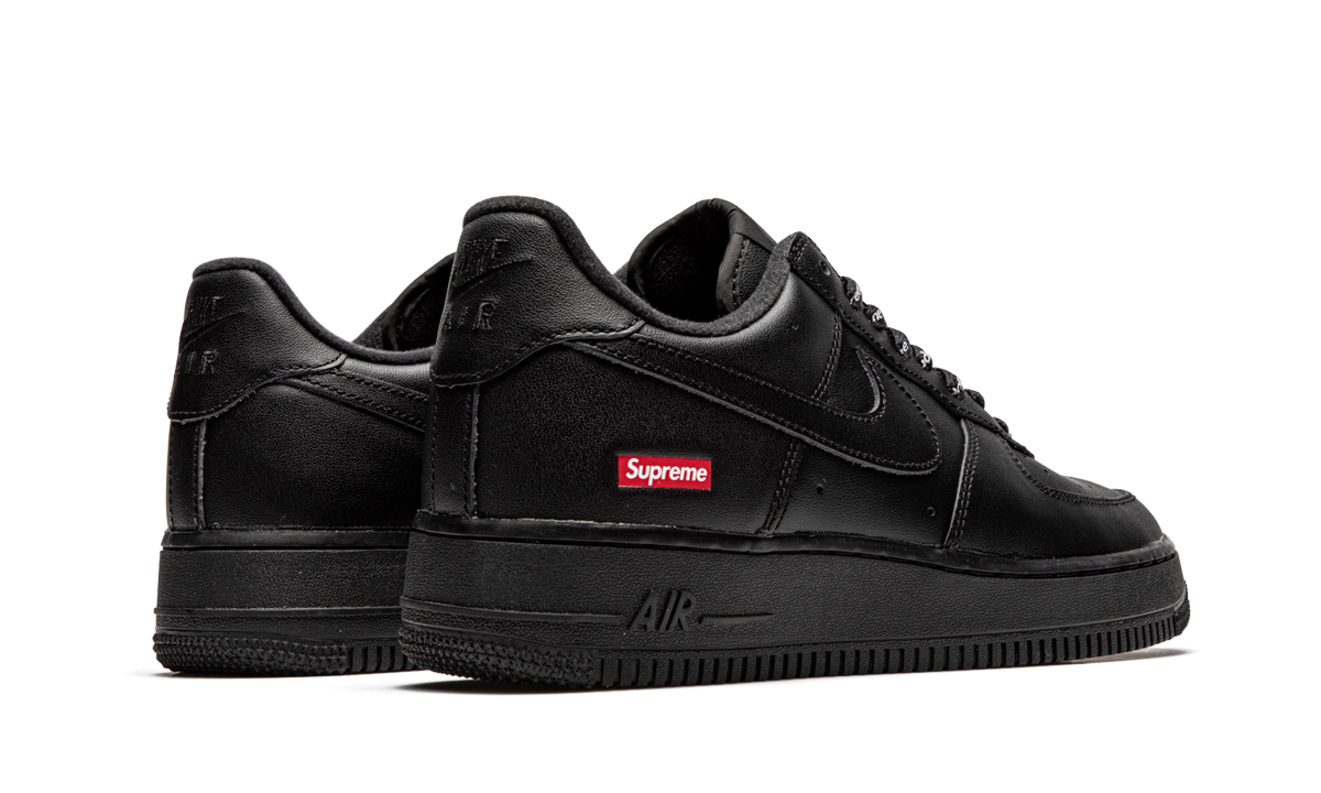 "Supreme - Mini Box Logo Black" Air Force 1 Low CU9225 001 - product image from the listing.
