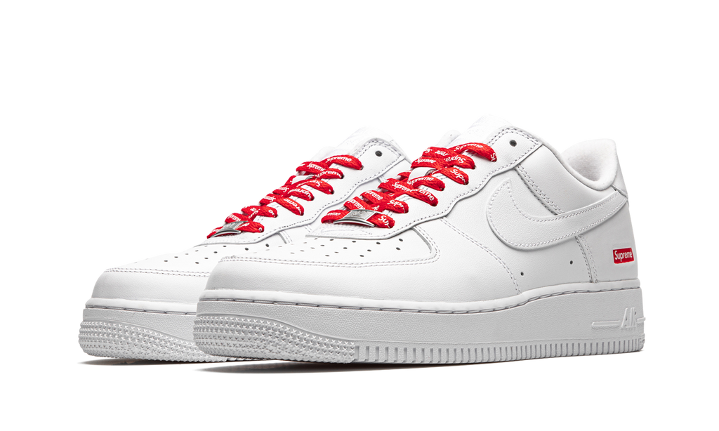 "Supreme - Mini Box Logo White" Air Force 1 Low CU9225 100 - product image from the listing.