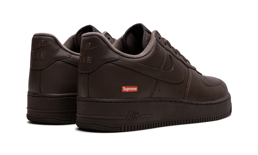 "Supreme - Mini Box Logo Brown" Air Force 1 CU9225 200 - product image from the listing.