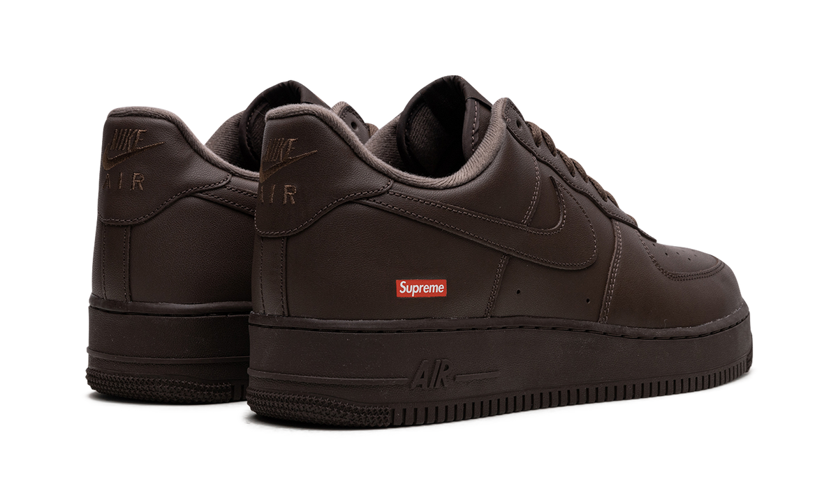 "Supreme - Mini Box Logo Brown" Air Force 1 CU9225 200 - product image from the listing.
