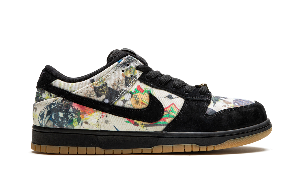 "Supreme - Rammellzee" SB Dunk Low FD8778 001 - product image from the listing.