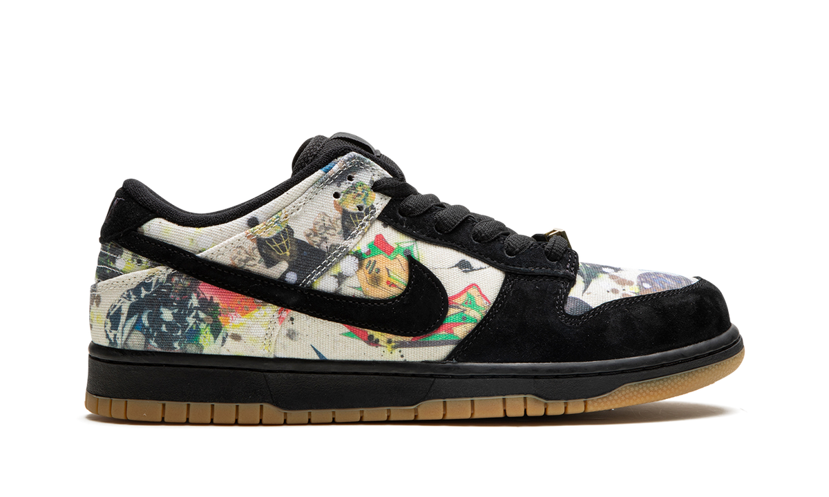 "Supreme - Rammellzee" SB Dunk Low FD8778 001 - product image from the listing.