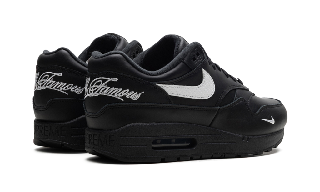 "Supreme Black White" Air Max 1 '87 SP HF8813 001 - product image from the listing.