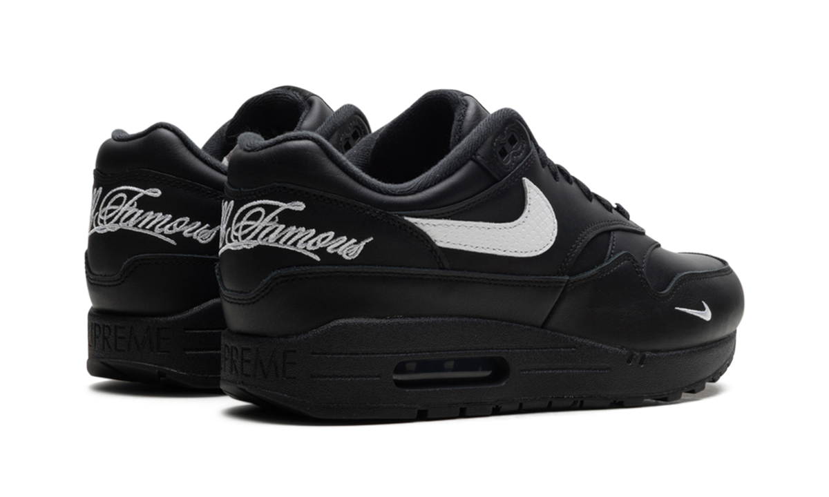 "Supreme Black White" Air Max 1 '87 SP HF8813 001 - product image from the listing.