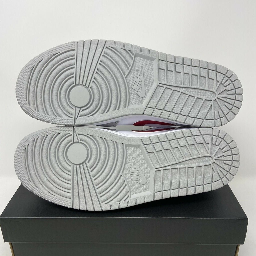 'White / Grey / Red' — Air Jordan 1 Low SE