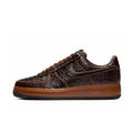 Fauna Brown — Nike Air Force 1 Croc Skin Sneakers II7090-222