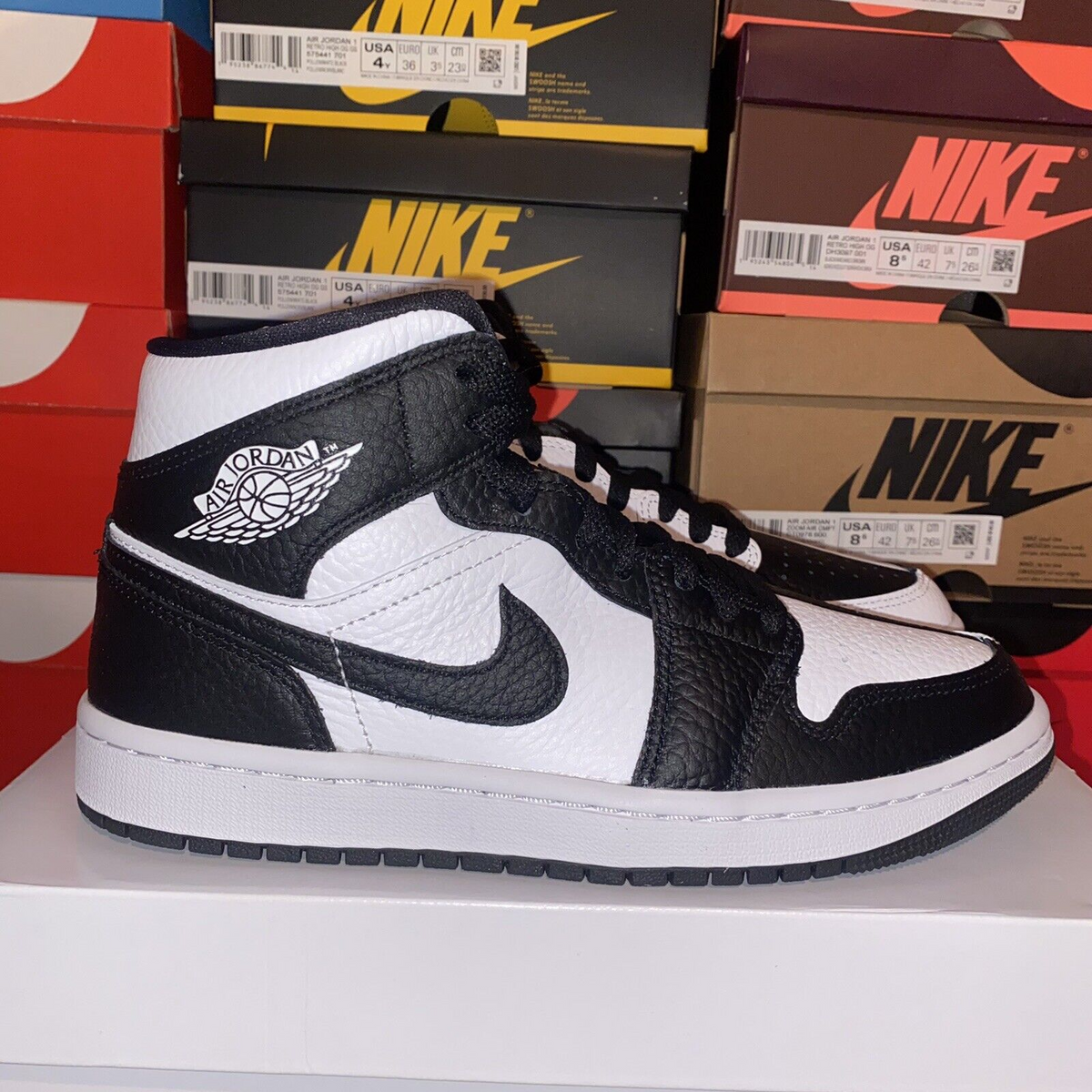 Split Black White (W) — Jordan 1 Mid