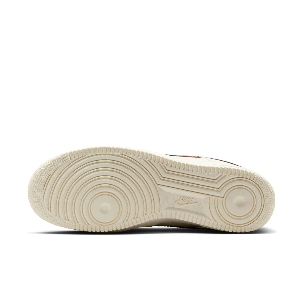 07 'Soft Pearl Brown Croc — Nike Air Force 1 Sneakers IH7332-001