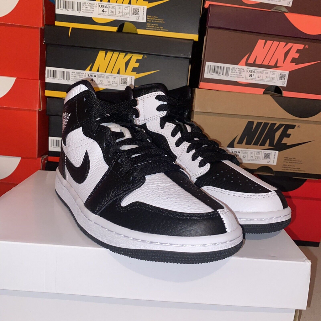 Split Black White (W) — Jordan 1 Mid