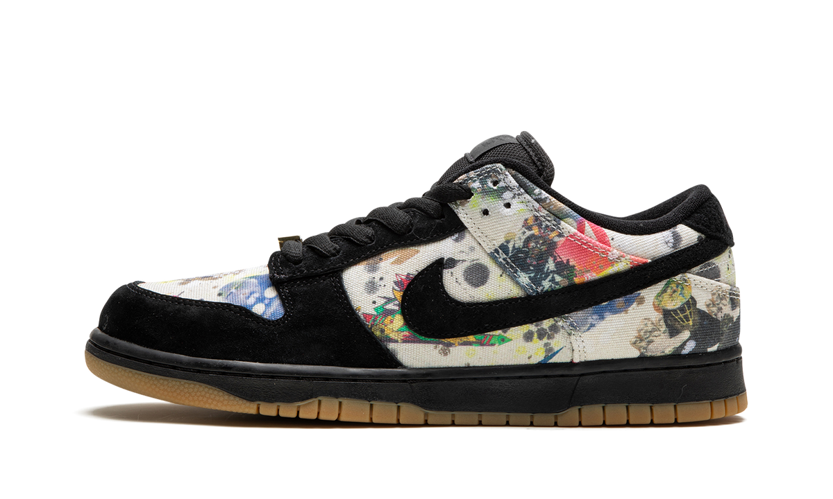 "Supreme - Rammellzee" SB Dunk Low FD8778 001 - product image from the listing.