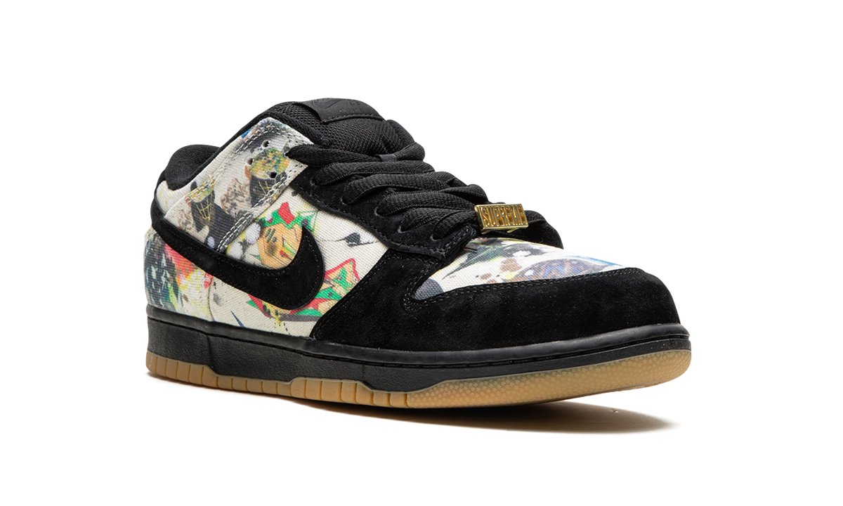 "Supreme - Rammellzee" SB Dunk Low FD8778 001 - product image from the listing.