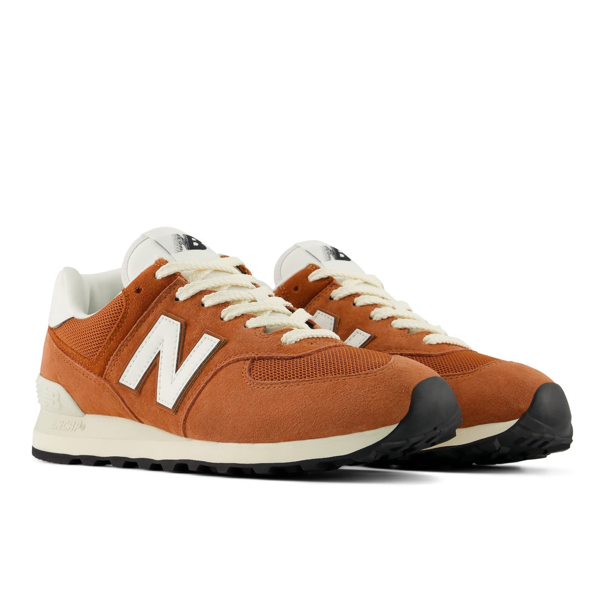 New Balance 574 U5745UK Rust Orange / White Sneakers