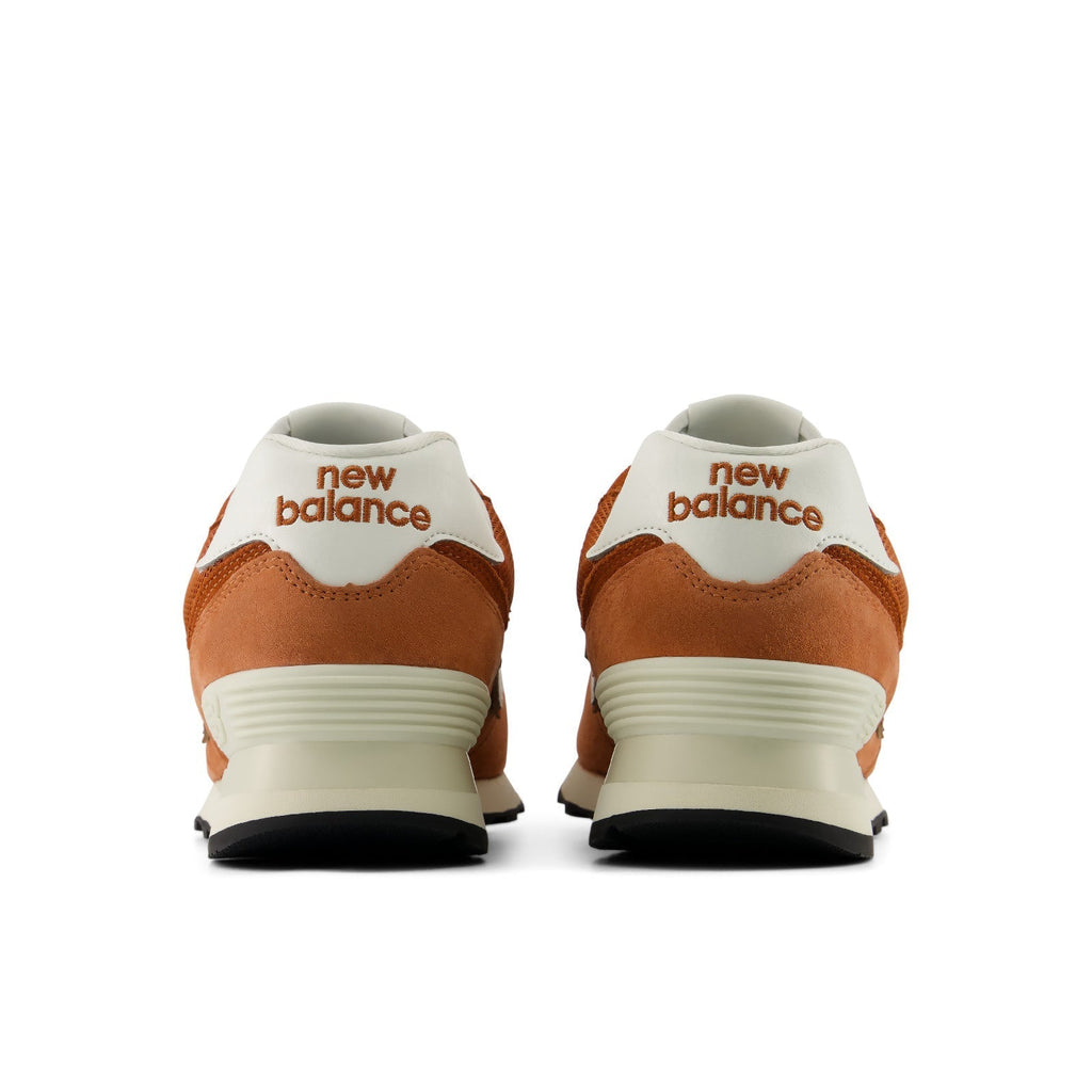 New Balance 574 U5745UK Rust Orange / White Sneakers