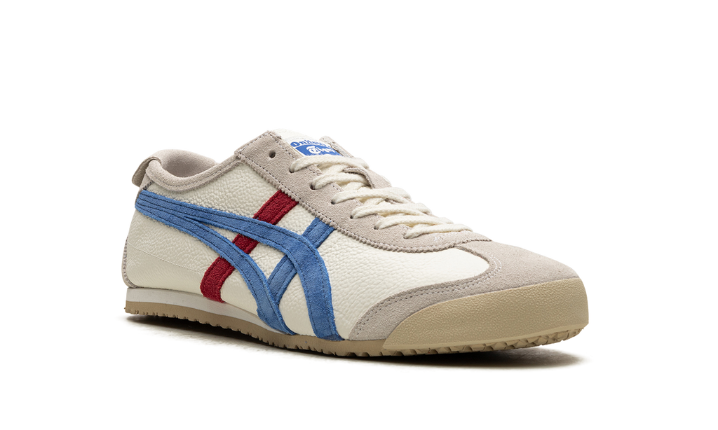 Onitsuka Tiger Mexico 66 Vintage in White Directoire Blue 121313 - product image from the listing.