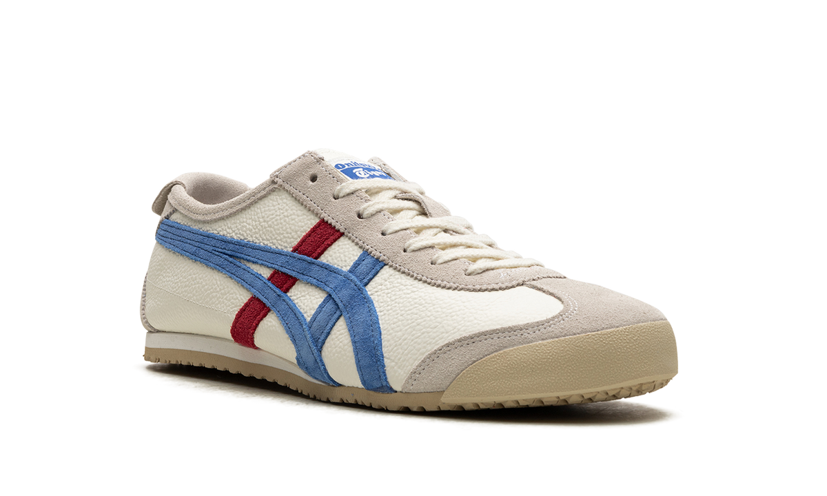 Onitsuka Tiger Mexico 66 Vintage in White Directoire Blue 121313 - product image from the listing.
