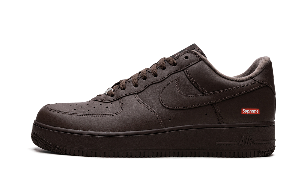 "Supreme - Mini Box Logo Brown" Air Force 1 CU9225 200 - product image from the listing.
